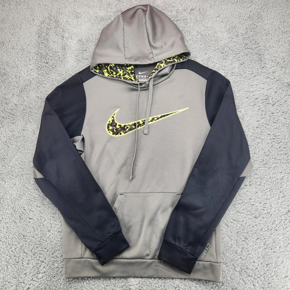 Nike Therma-Fit Mens Size S Hoodie Grey